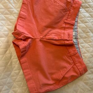 Southern Tide Coral High-Rise Cotton Shorts